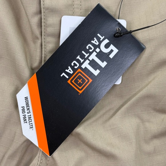 5.11 Tactical Women's Cargo Pants in Tan - Picture 5 of 15